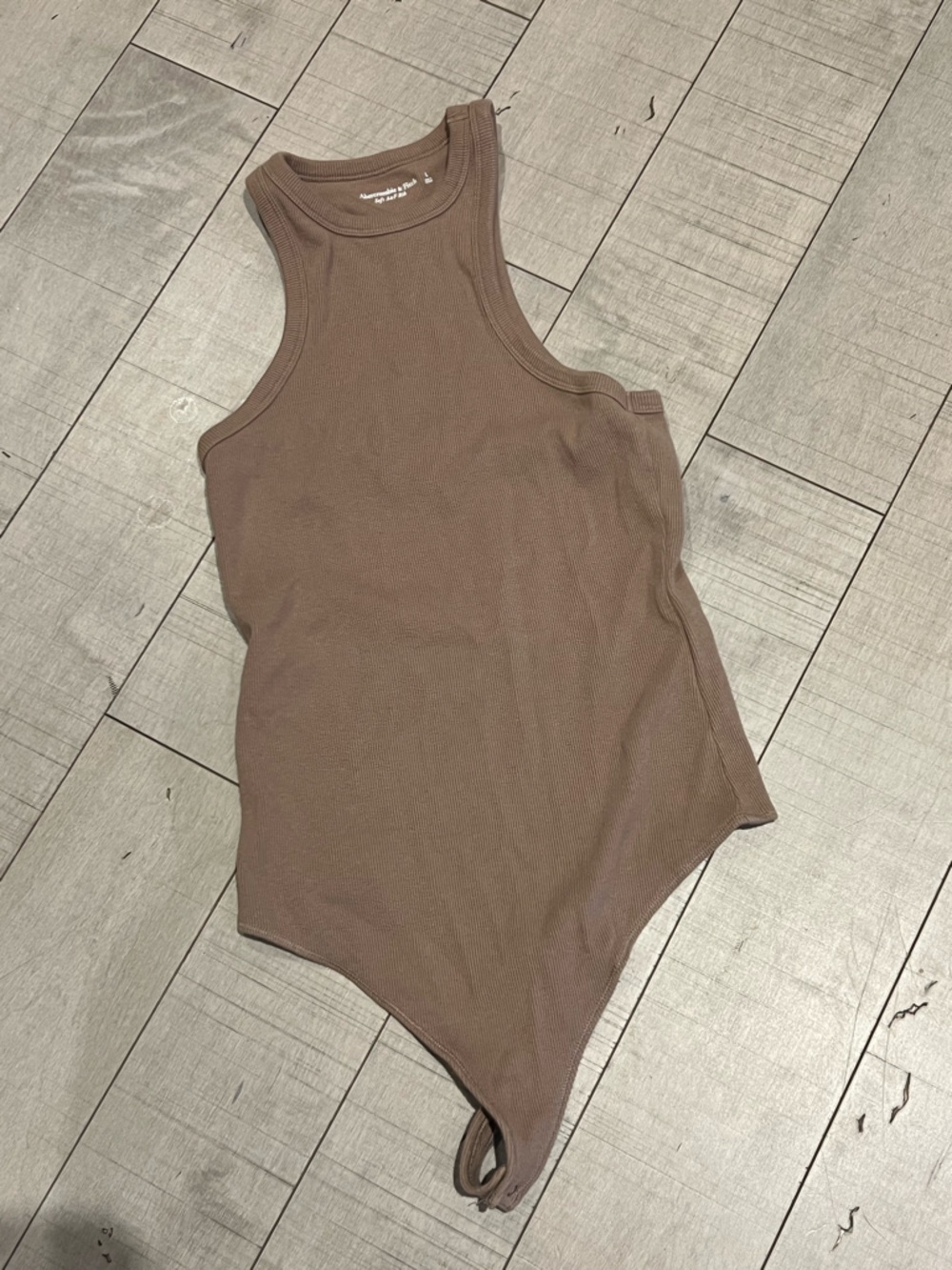 🧸2/$30🧸 Abercrombie & Fitch Ribbed High Neck Bodysuit — Brown